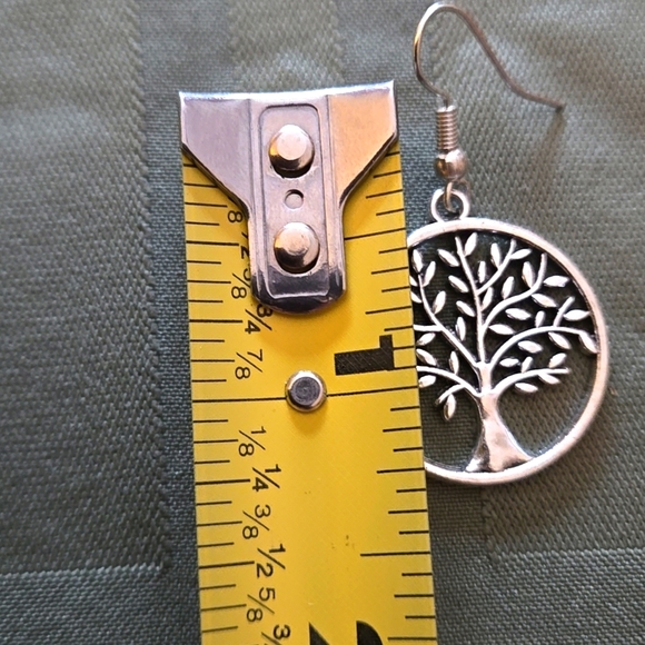 Southwestern Earring 6 pairs Set - Turquoise Inlaid Studs & Dangles - Picture 4 of 6